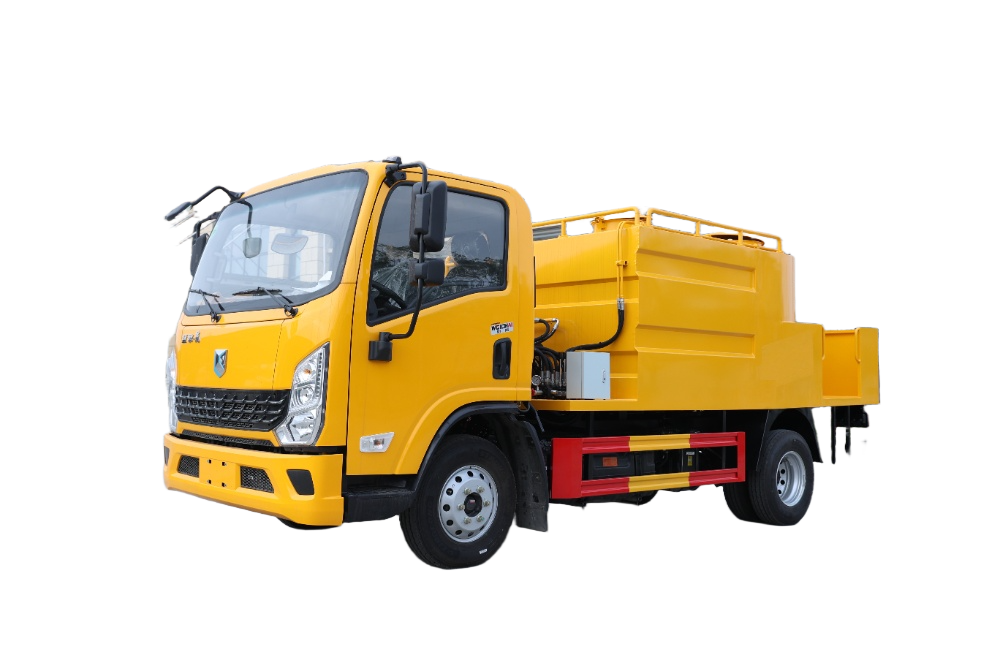 陜汽藍(lán)牌（5.5m3）水泥凈漿灑布車