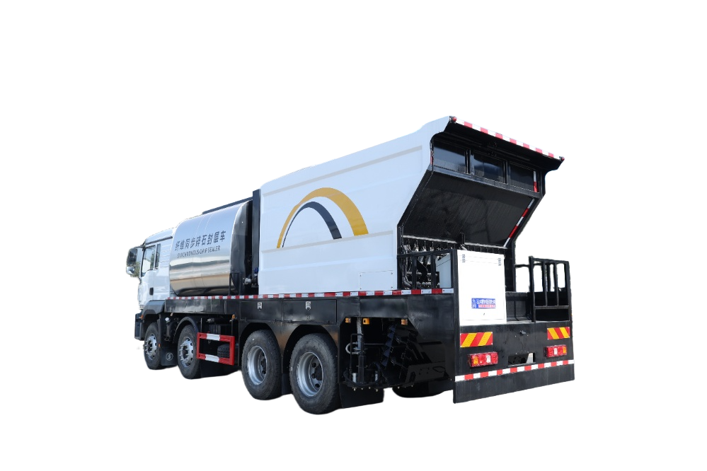 陜汽德龍M3000S纖維同步封層車